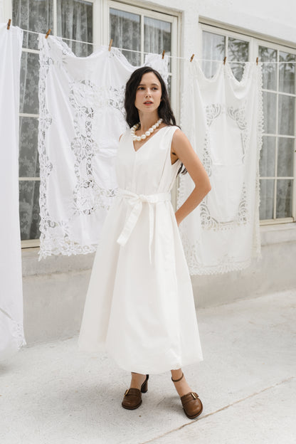 WINONA DRESS IN BLANC