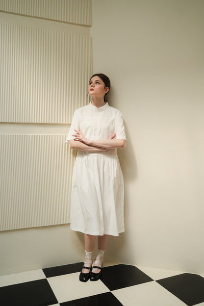TAFFY DRESS IN POWDER