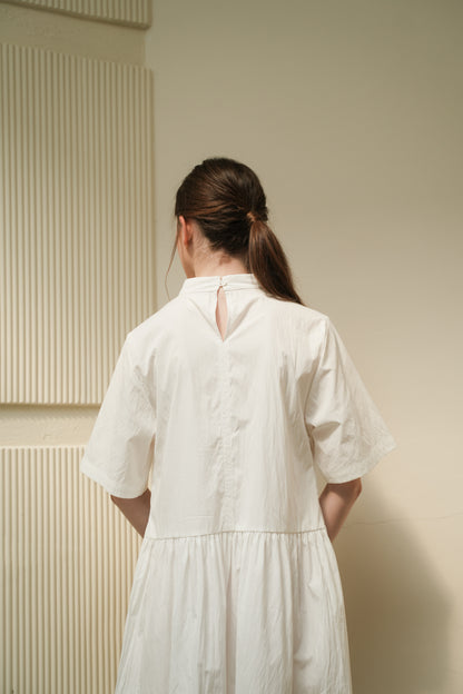 TAFFY DRESS IN POWDER