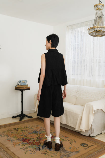 DREAM TOP IN CHARCOAL