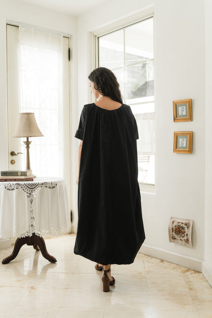 WINONA DRESS IN NOIR