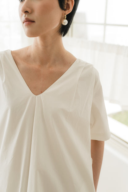 WINONA DRESS IN BLANC