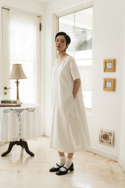 WINONA DRESS IN BLANC