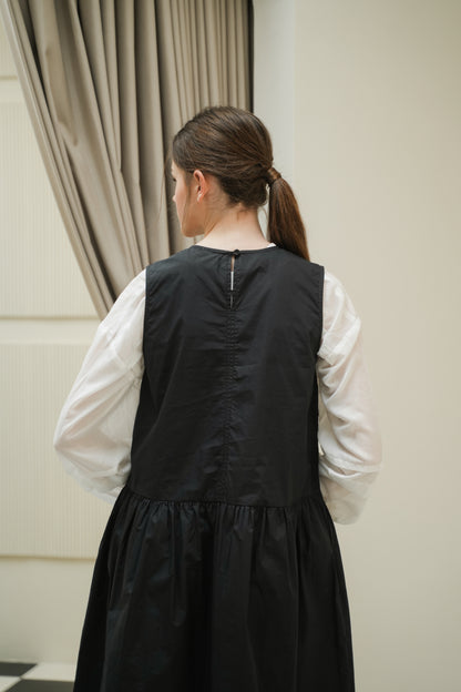 TAFFY DRESS IN CAVIAR