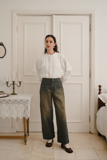 CALLUM DENIM PANTS IN FUDGE