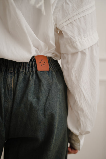 CALLUM DENIM PANTS IN FUDGE