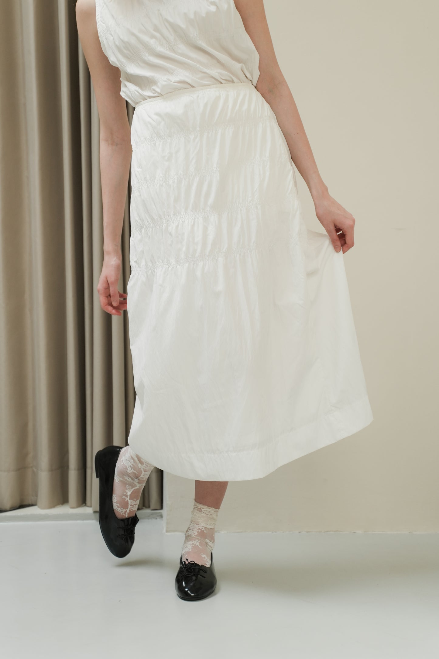 DAMON SKIRT IN POWDER