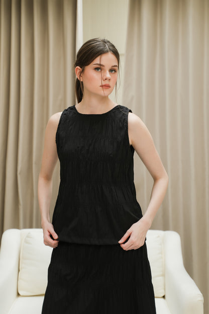 CASSIA TOP IN CAVIAR