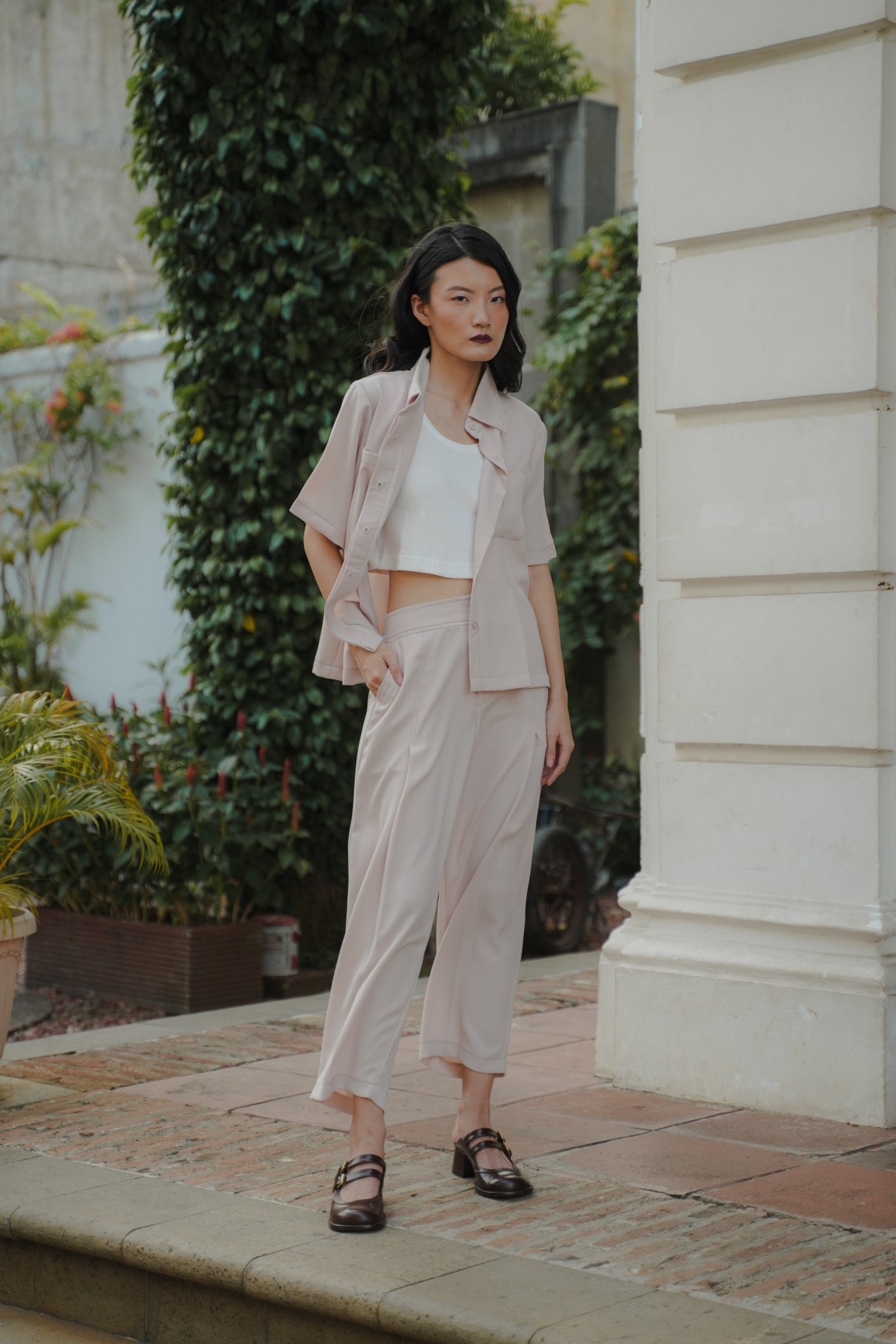 KIM PANTS IN SPRING PEAR