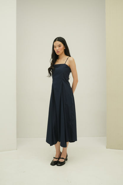 ALLYSA DRESS IN OBSIDIAN