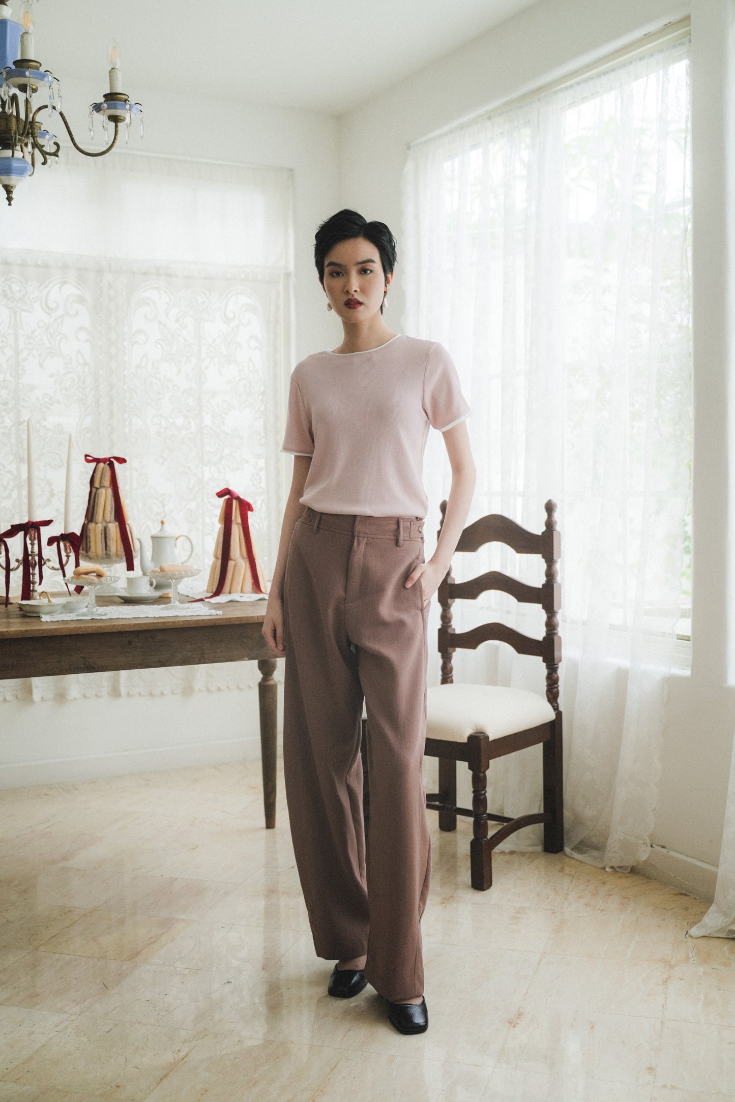 LUMI PANTS IN BAKED CLAY