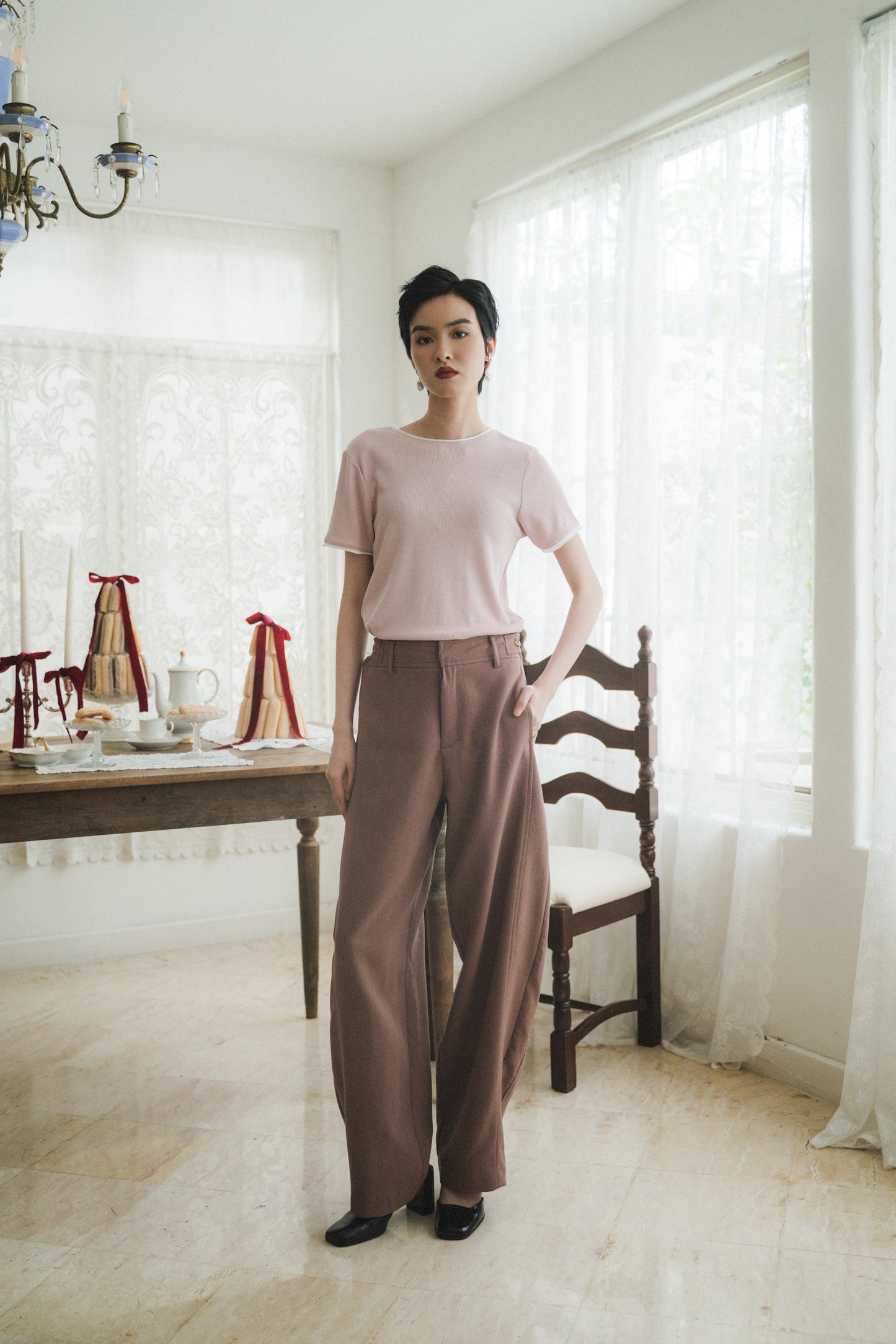 LUMI PANTS IN BAKED CLAY