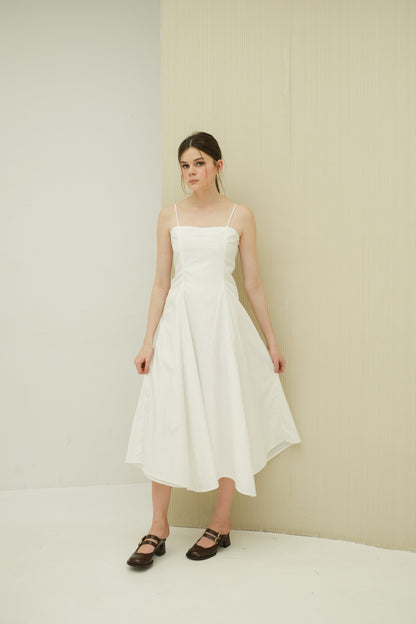 ALLYSA DRESS IN WHISPER