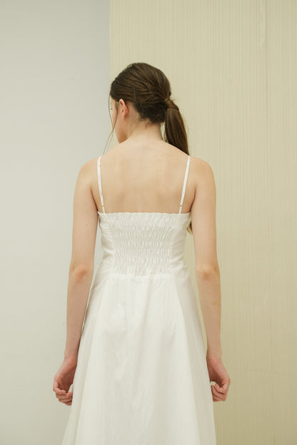 ALLYSA DRESS IN WHISPER