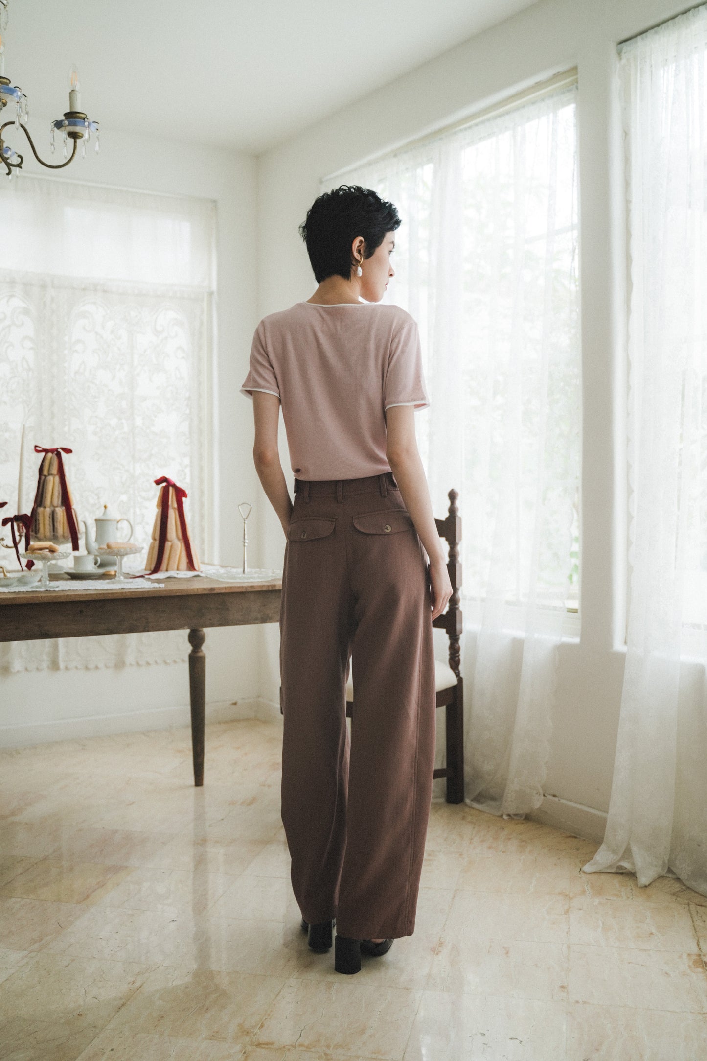 LUMI PANTS IN BAKED CLAY