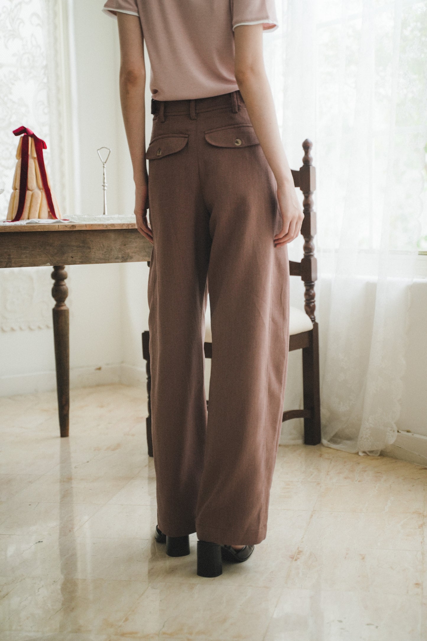 LUMI PANTS IN BAKED CLAY