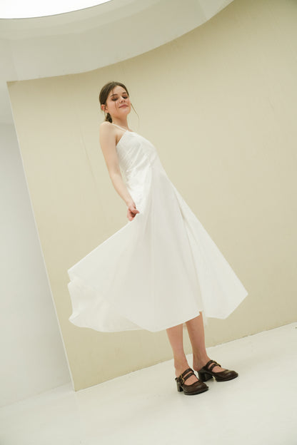 ALLYSA DRESS IN WHISPER