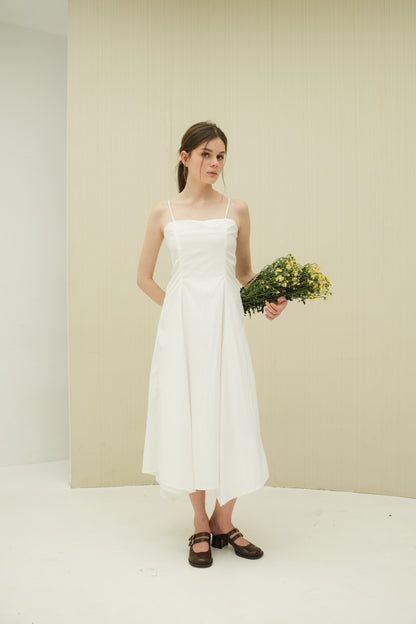 ALLYSA DRESS IN WHISPER