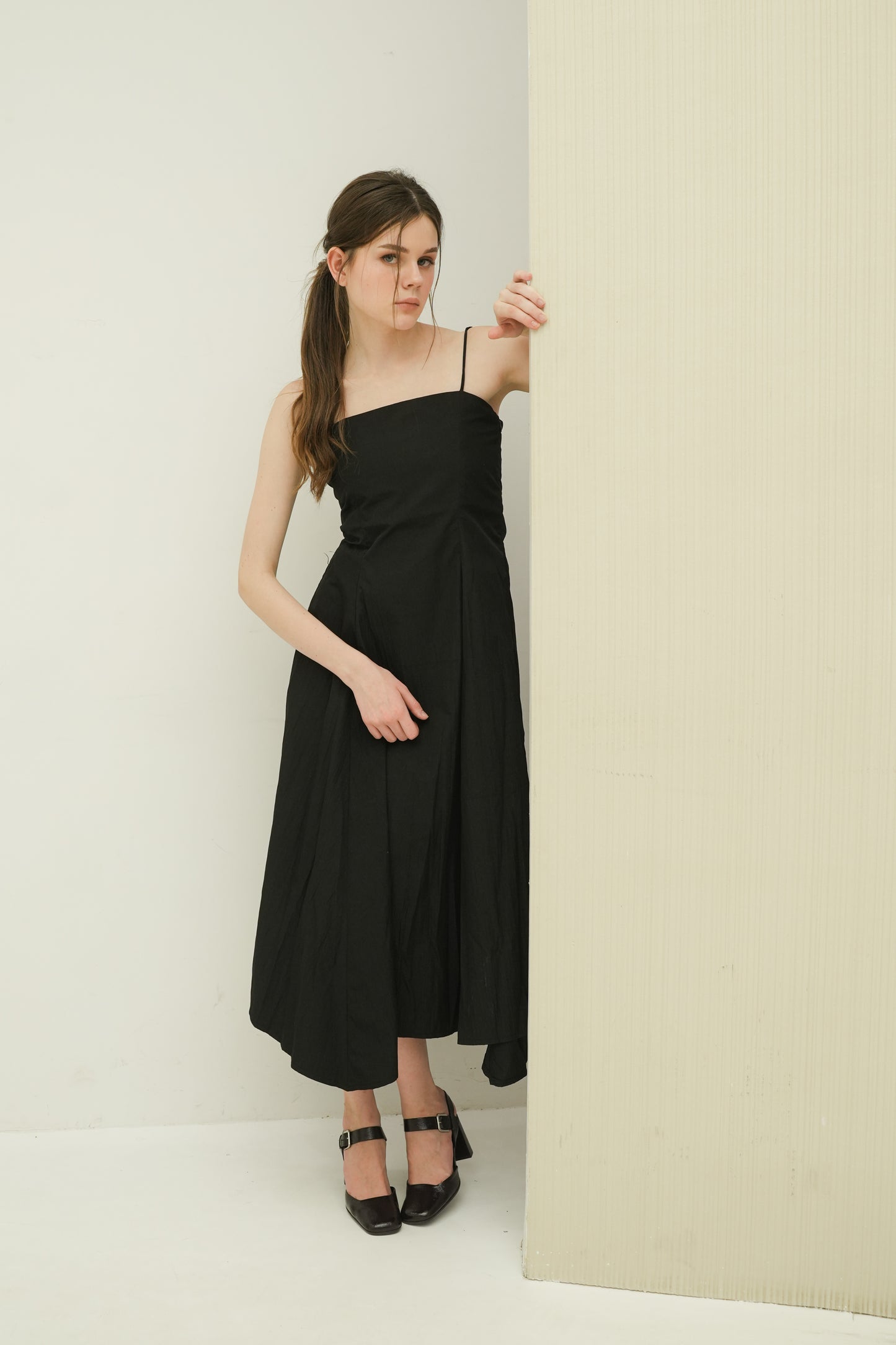 ALLYSA DRESS IN ESPRESSO
