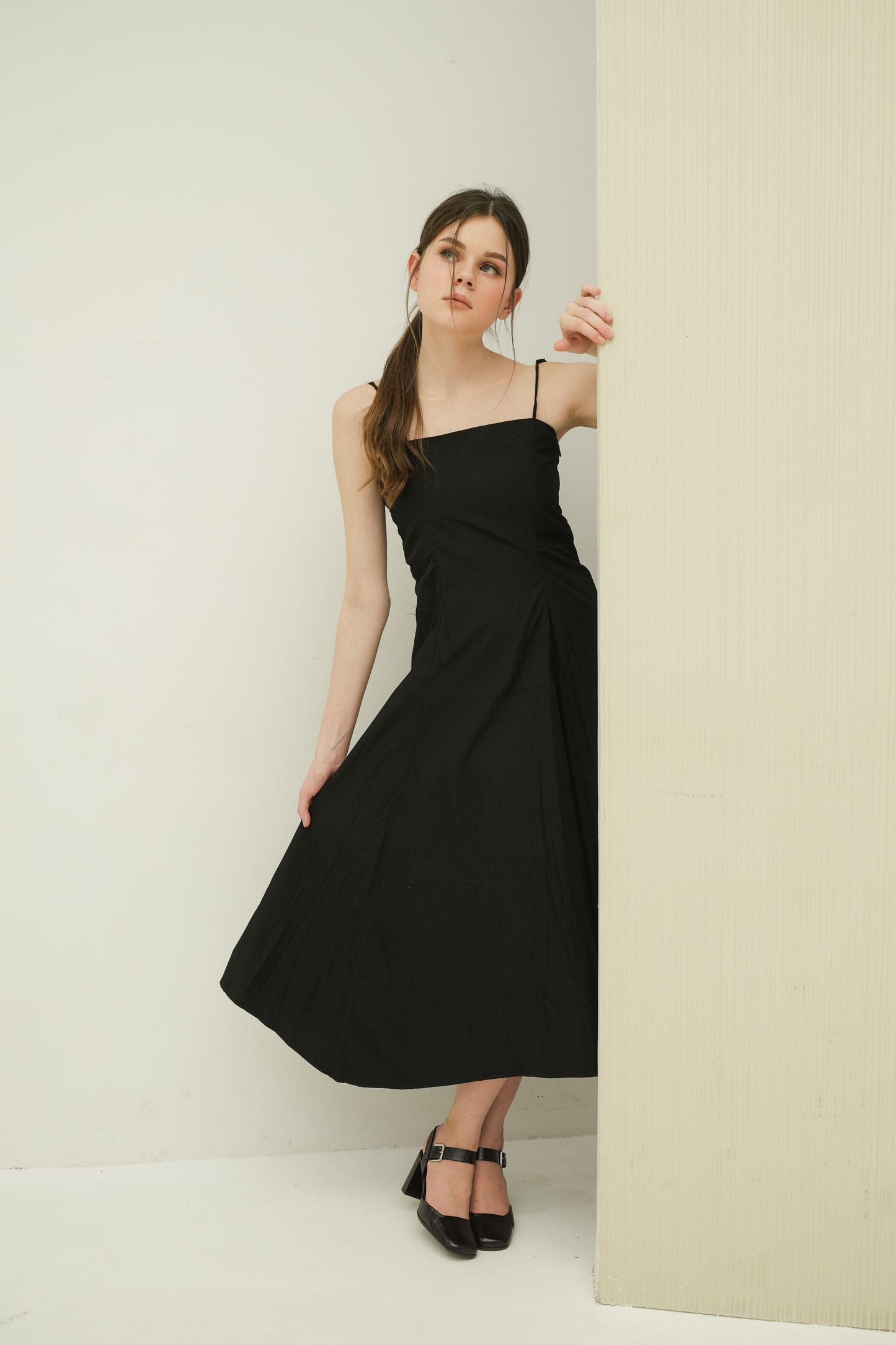ALLYSA DRESS IN ESPRESSO