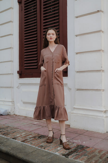 MARYS DRESS IN CHOCO TRUFFLE