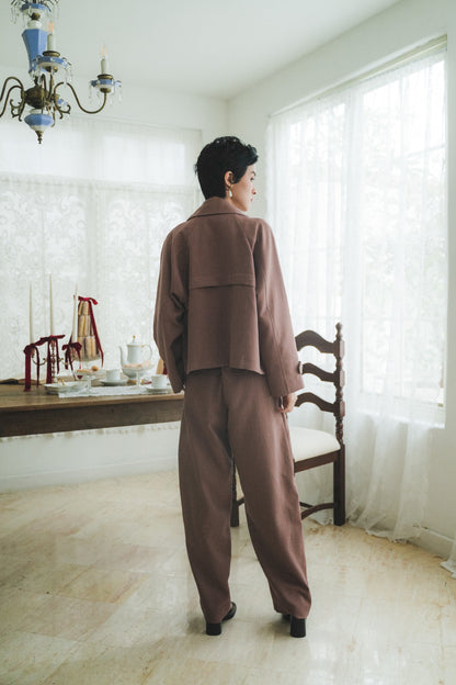 MARIN BLAZER IN BAKED CLAY