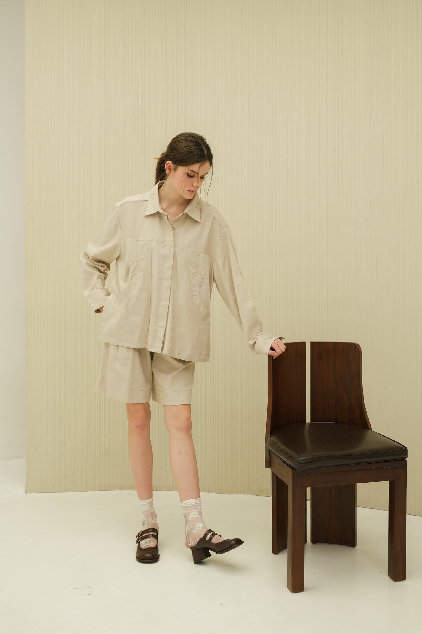 ETHEL SHIRT IN BUTTER
