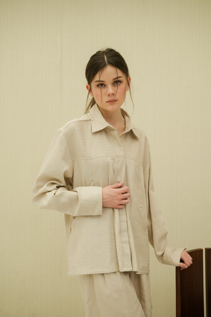 ETHEL SHIRT IN BUTTER