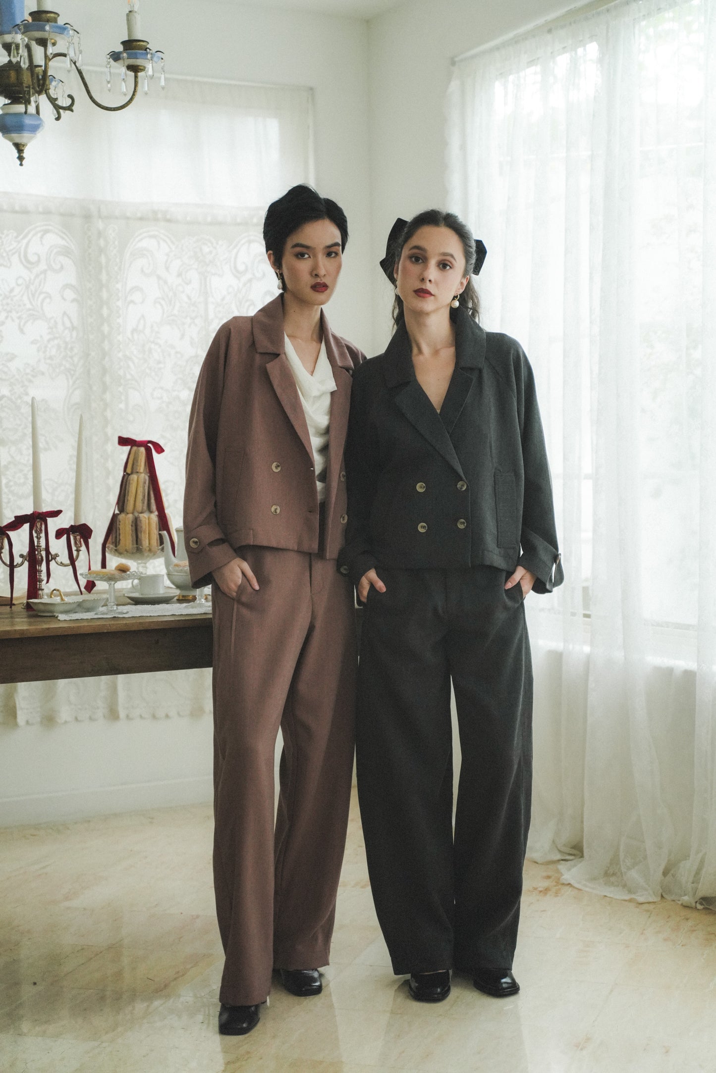 MARIN BLAZER IN MOONSPACE