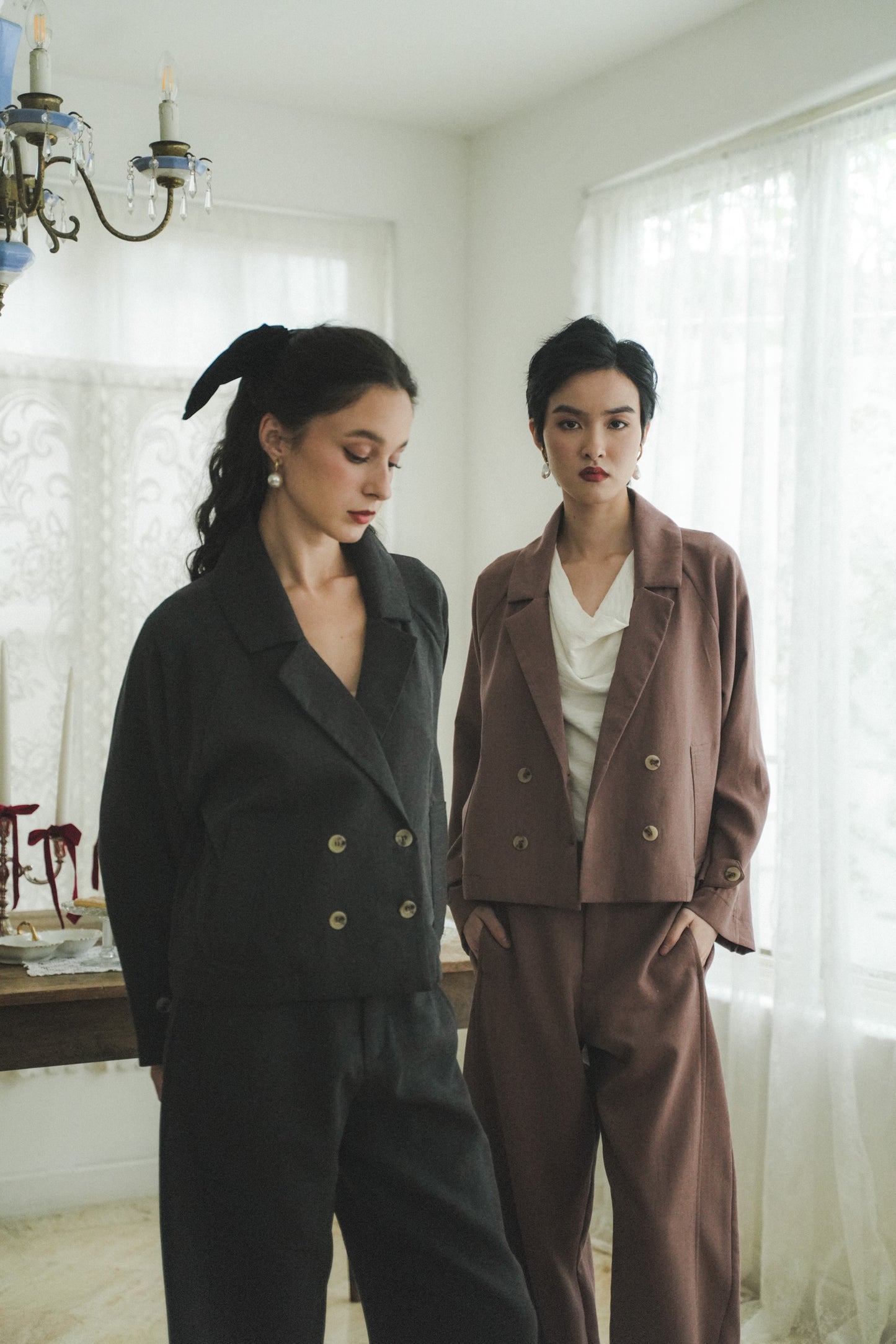 MARIN BLAZER IN BAKED CLAY