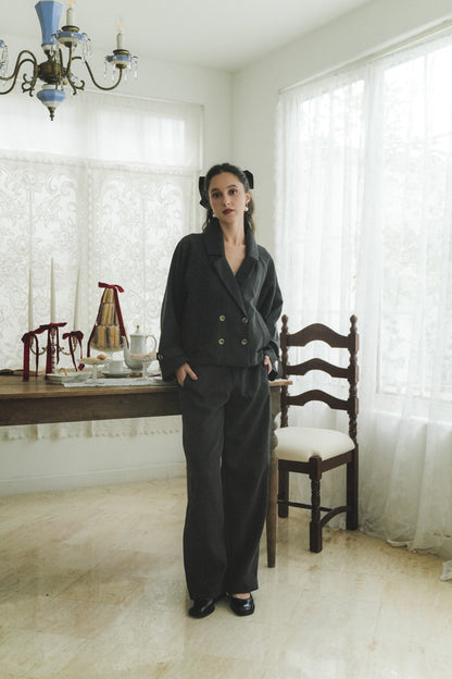 MARIN BLAZER IN MOONSPACE