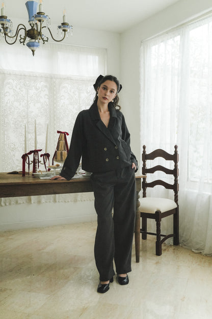 MARIN BLAZER IN MOONSPACE