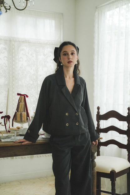 MARIN BLAZER IN MOONSPACE