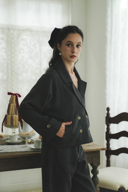 MARIN BLAZER IN MOONSPACE