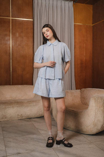 COLETTE TOP IN BLUEBELL