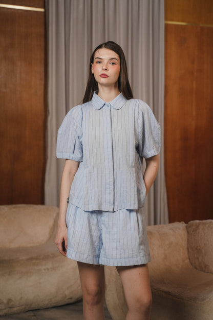 COLETTE TOP IN BLUEBELL