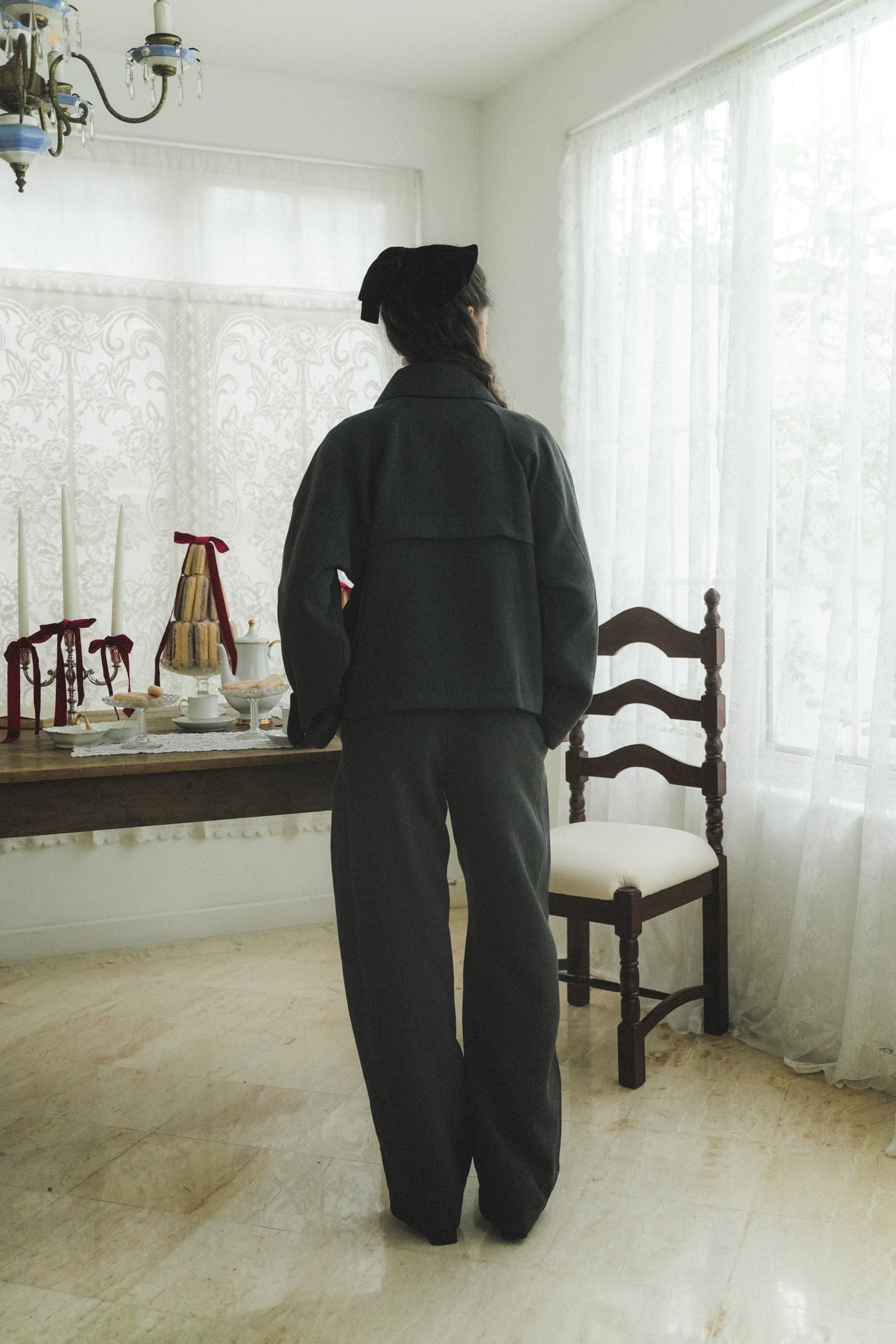 MARIN BLAZER IN MOONSPACE