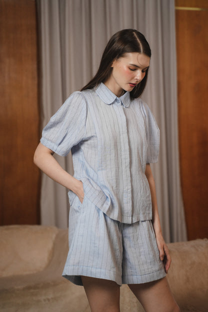 COLETTE TOP IN BLUEBELL