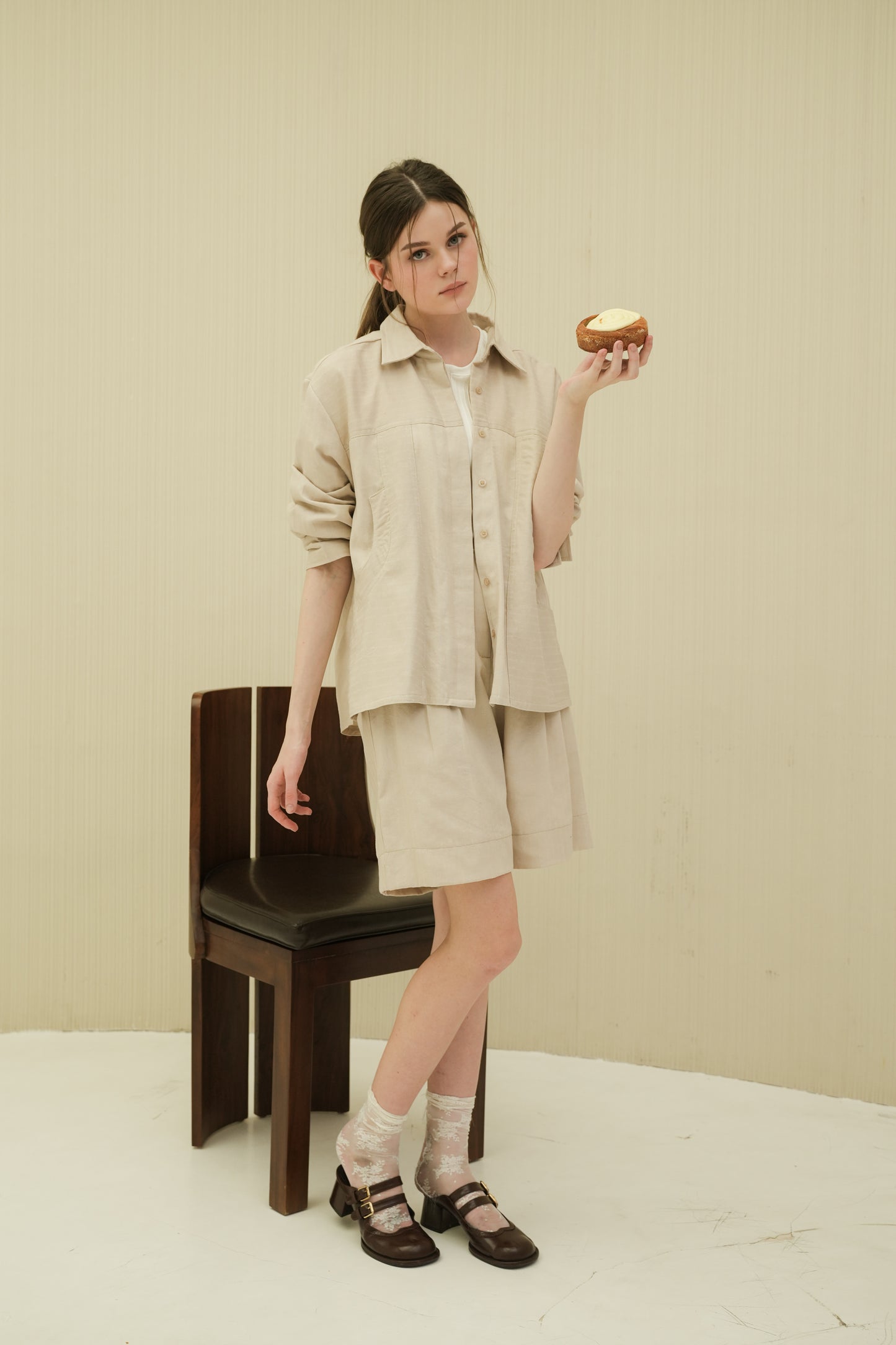 ETHEL SHIRT IN BUTTER