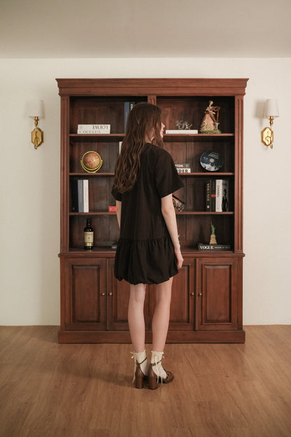 DAISY DRESS IN BROWNY
