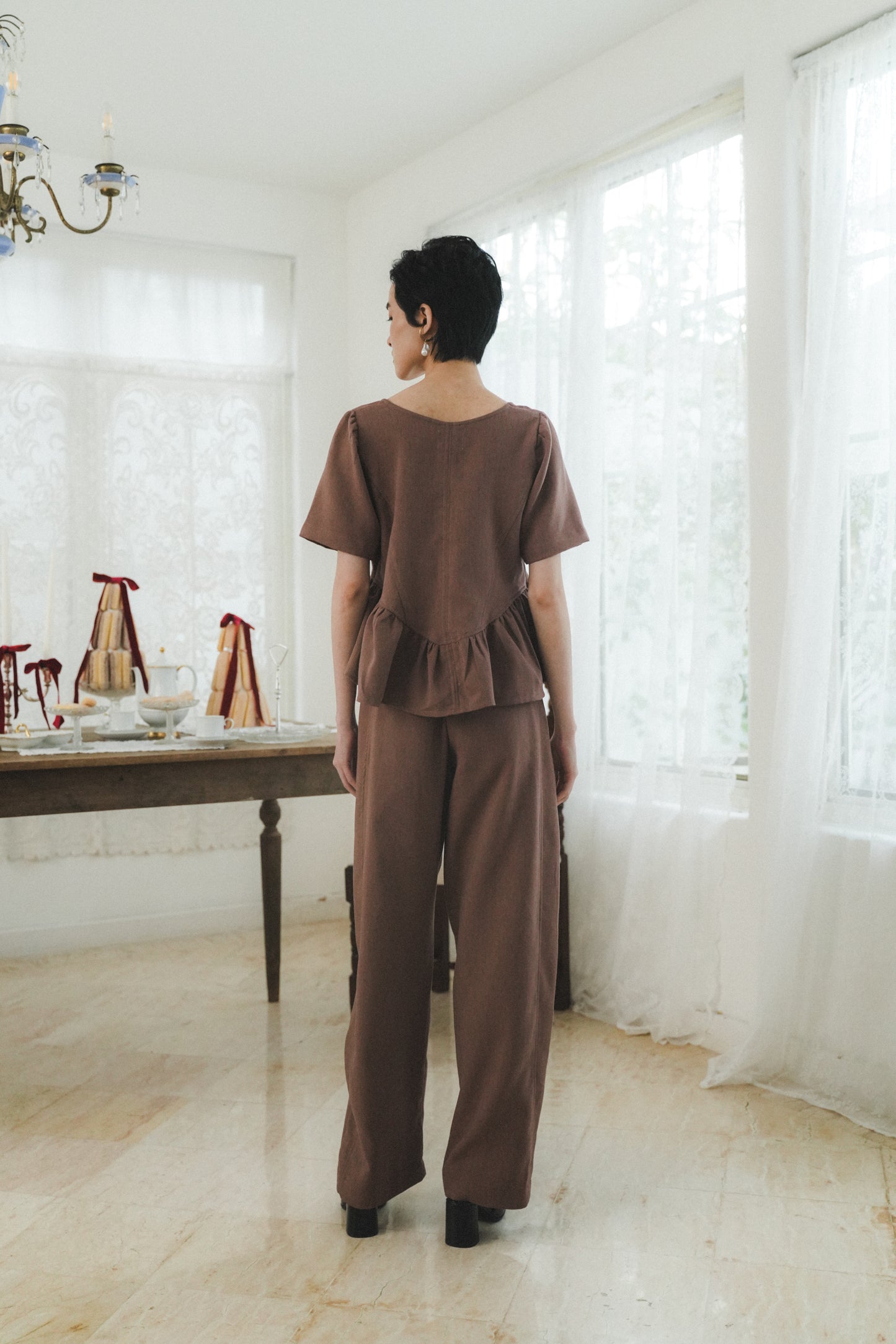 IVY TOP IN BAKED CLAY