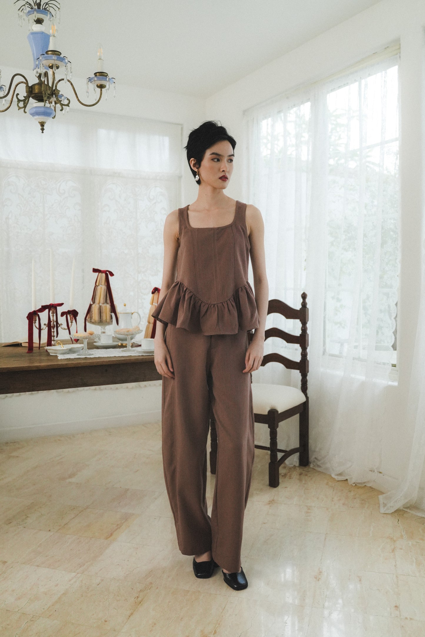 IVY TOP IN BAKED CLAY