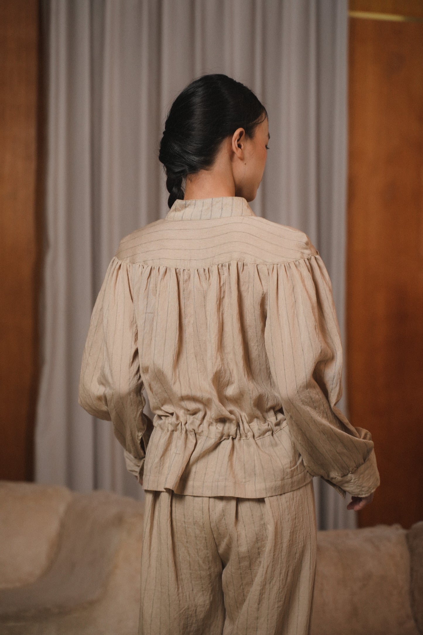 ELEA TOP IN SHORTBREAD