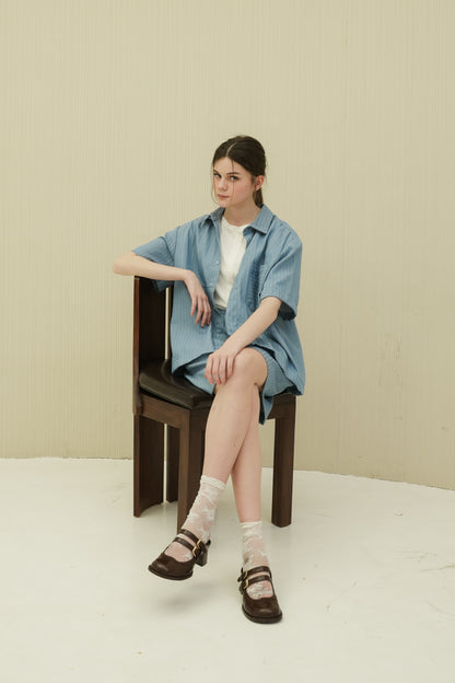 ORION SHIRT IN WHISPY BLUE