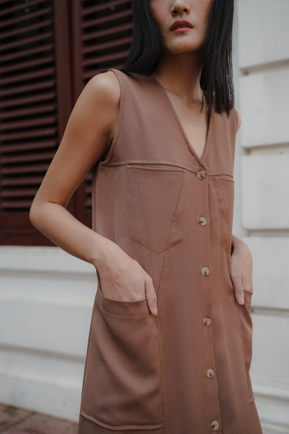 MARYS DRESS IN CHOCO TRUFFLE