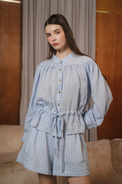 ELEA TOP IN BLUEBELL