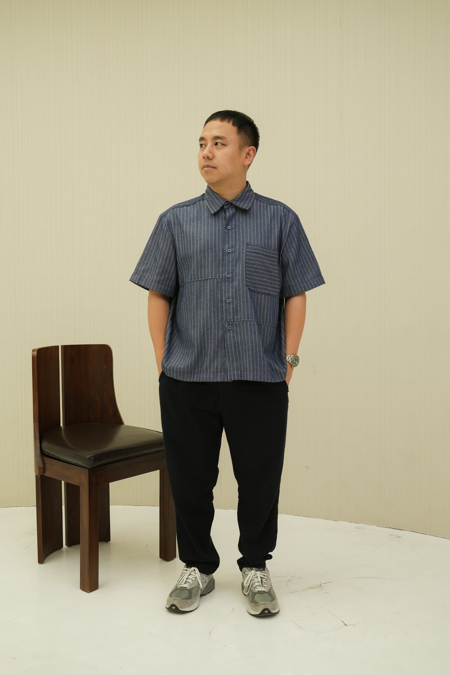 ORION SHIRT IN OPAL BLUE