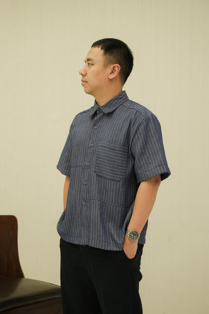 ORION SHIRT IN OPAL BLUE