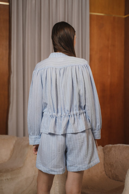 ELEA TOP IN BLUEBELL