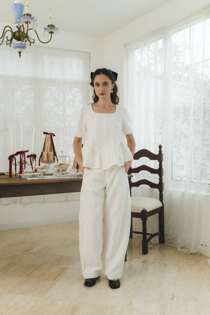 IVY TOP IN IVORY CLOUD